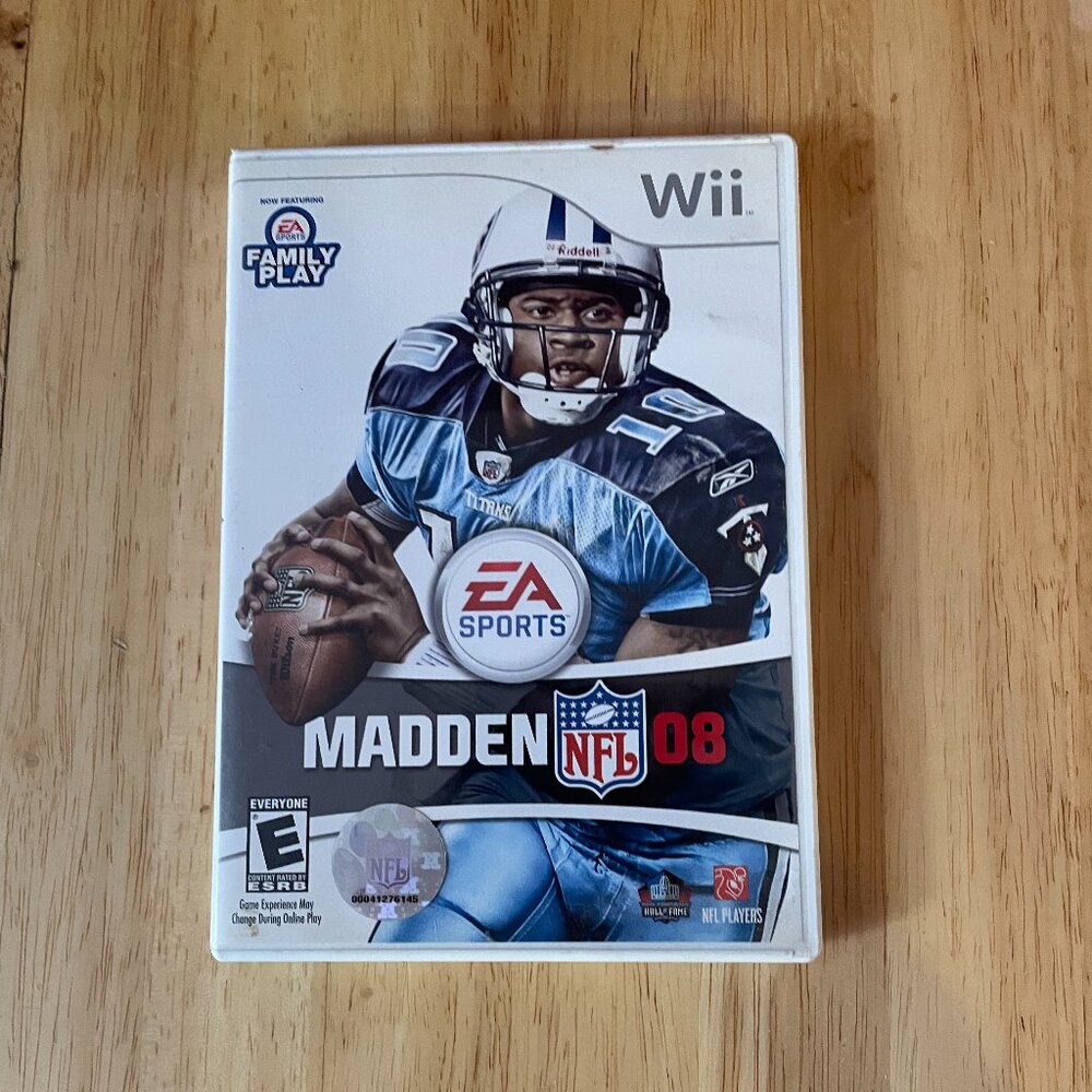 Madden NFL 08 - Video Game Nintendo Wii (Original box & manual)